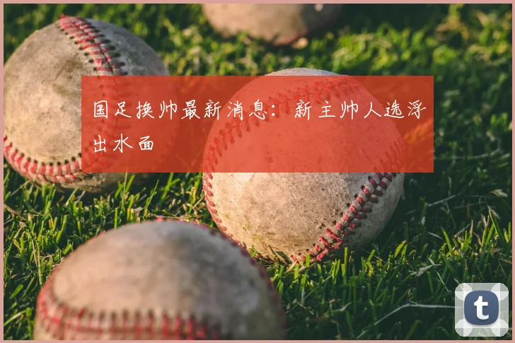国足换帅最新消息:新主帅人选浮出水面